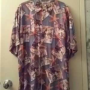 L UNISEX CAMPSHIRT RETRO DESIGN